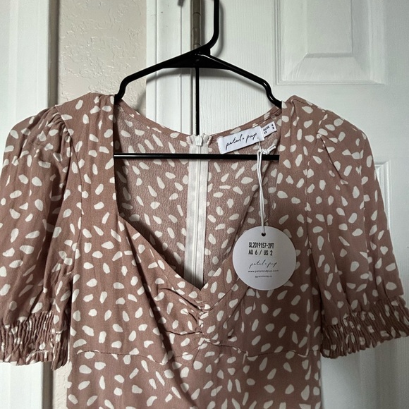 Petal & Pup FRANKLIN DRESS - MOCHA size 2 - Picture 4 of 6